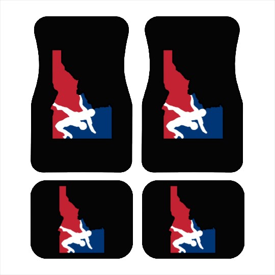 Idaho Wrestling (USA Colors) Car Mats
