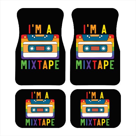 I'm A Mixtape Rainbow Pride Month LGBTQ Gay Pride Car Mats
