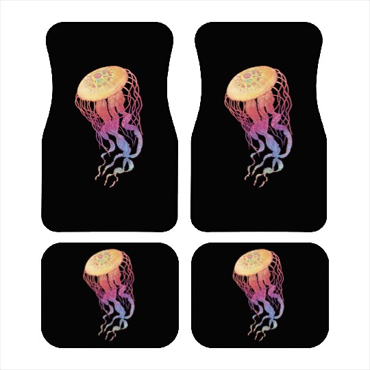 Colorful Jellyfish Car Mats