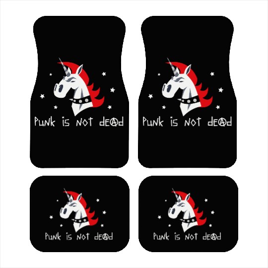 Punk Is Not Dead Punk Rock Gift Idea Car Mats