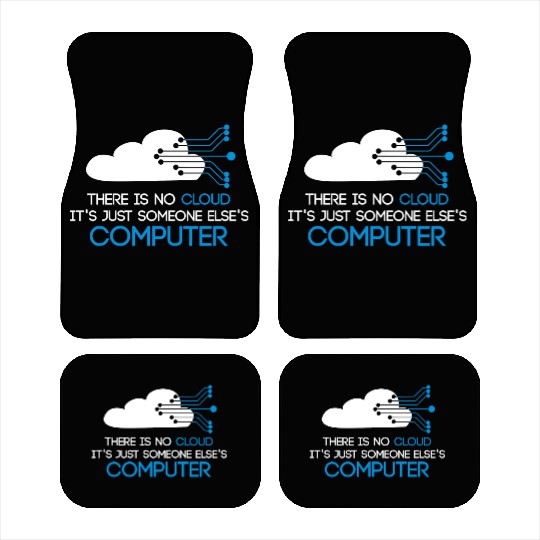 The Codefather Computer Scientist Programmer Cloud Car Mats