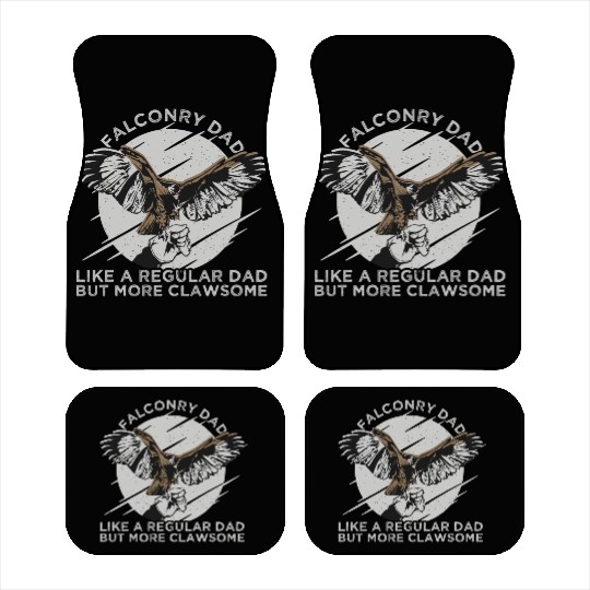 Falconry Dad Eagle Flying Car Mats