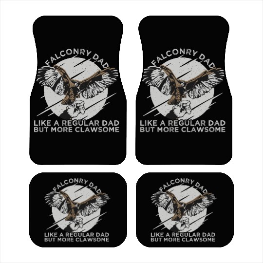 Falconry Dad Eagle Flying Car Mats