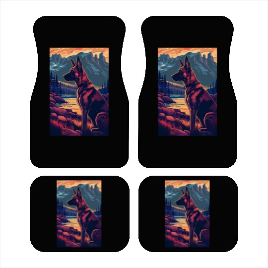 Belgian Malinois Nature Car Mats