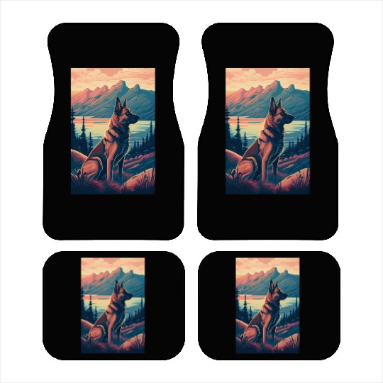 Belgian Malinois Nature Car Mats