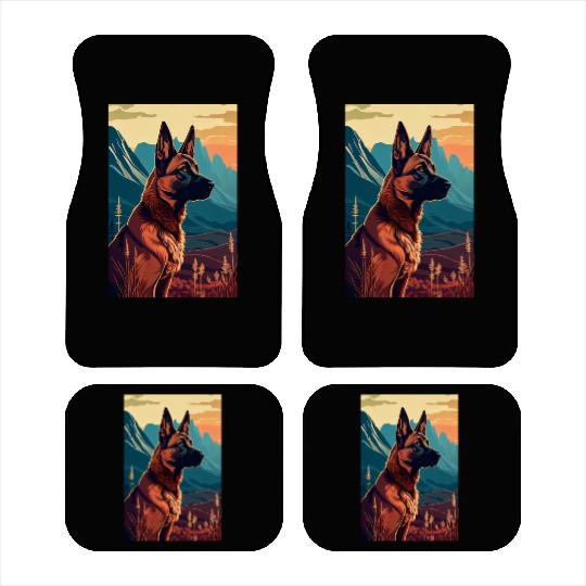 Belgian Malinois Nature Car Mats