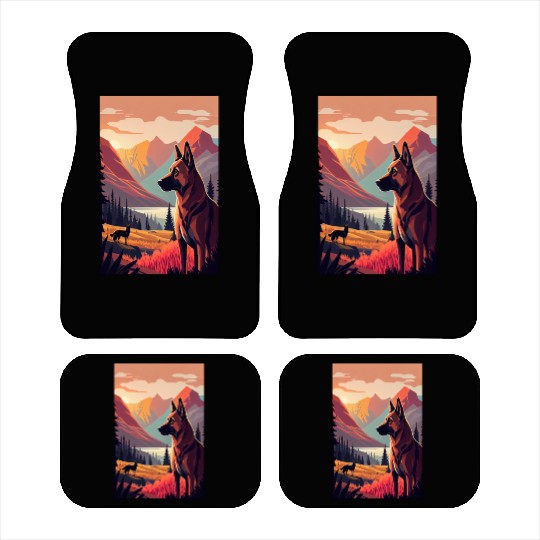 Belgian Malinois Nature Car Mats