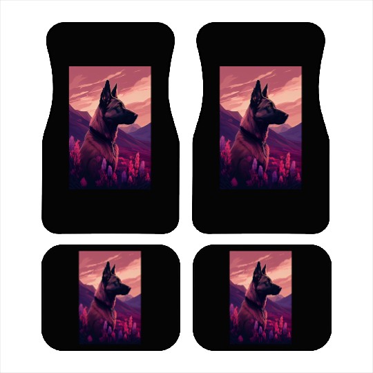 Belgian Malinois Nature Car Mats