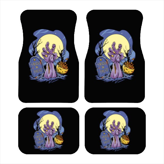 Halloween Zombie Candy Trick Or Treat Car Mats