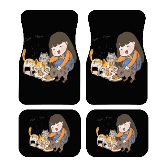 Crazy Cat Lady is My Destiny Car Mats