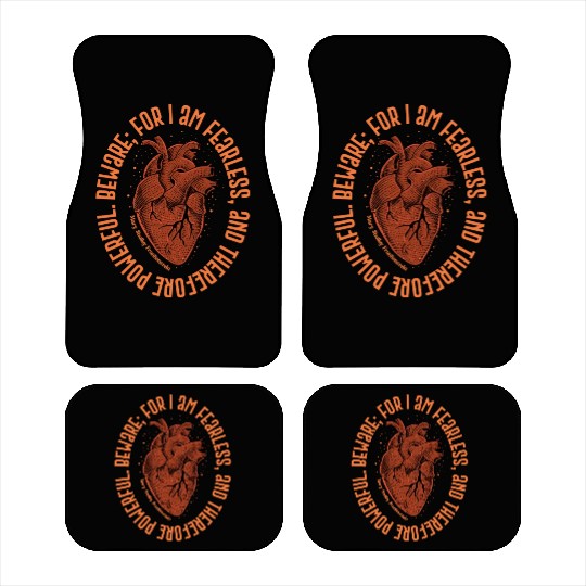 Mary Shelley Fearless Car Mats