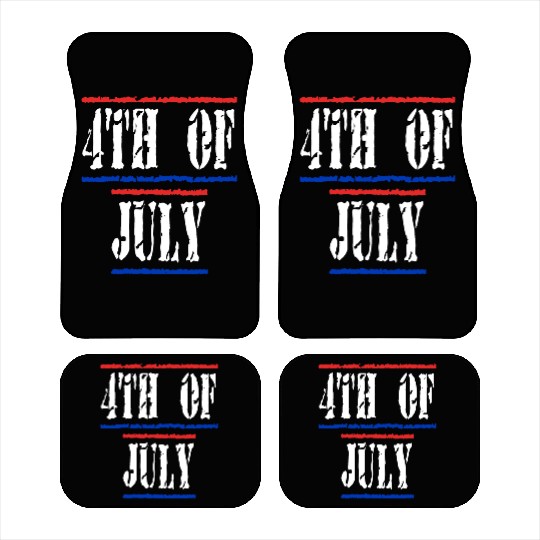 USA - 4TH OF JULY Independence Day Car Mats