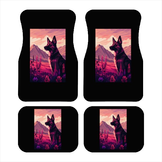 Belgian Malinois Nature Car Mats