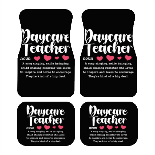 Daycare Teacher Definition Car Mats