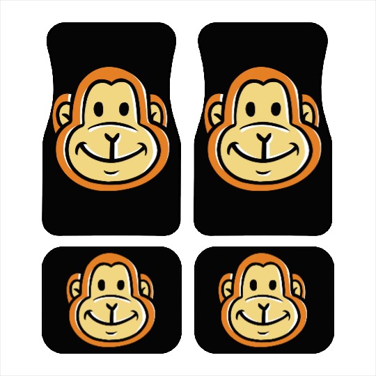 Monkey Primate Chimpanzee Car Mats