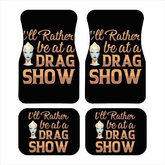 LGBTQ Off Duty Drag Queen Pride Car Mats