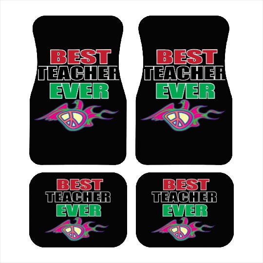 Best Teacher Ever, Teacher appreciation Gift Car Mats