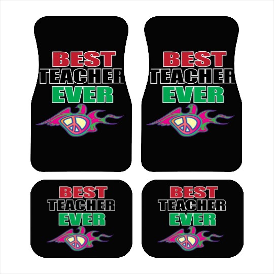 Best Teacher Ever, Teacher appreciation Gift Car Mats