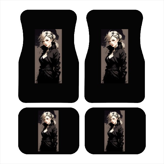 black lady Car Mats