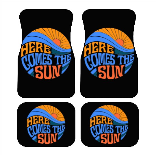 Here comes the sun Car Mats