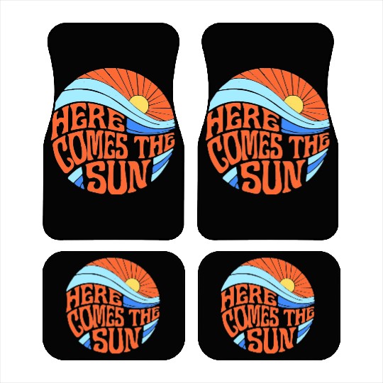 Here comes the sun Car Mats