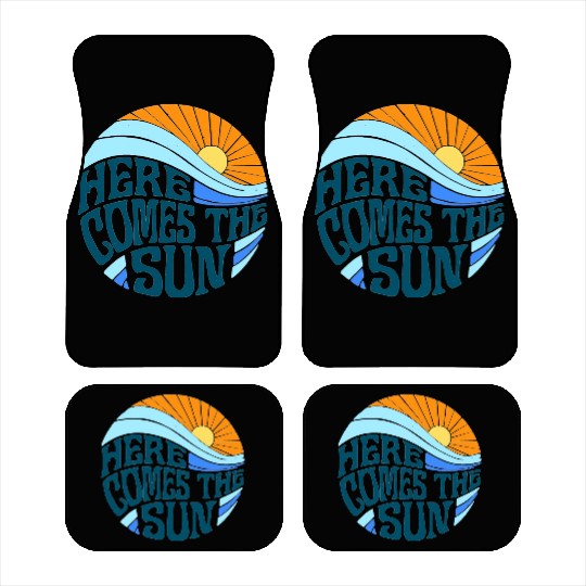 Here comes the sun Car Mats