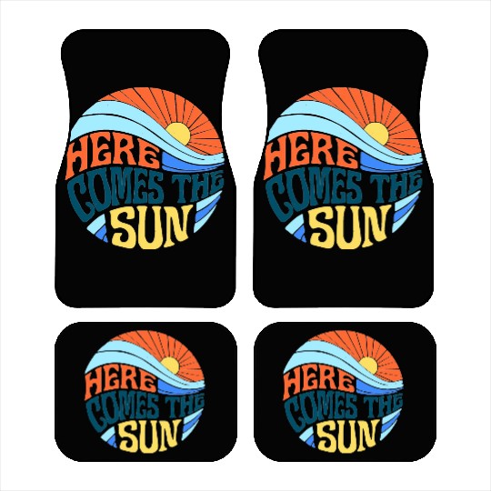 Here comes the sun Car Mats