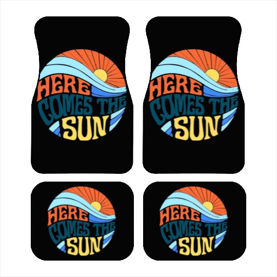 Here comes the sun Car Mats