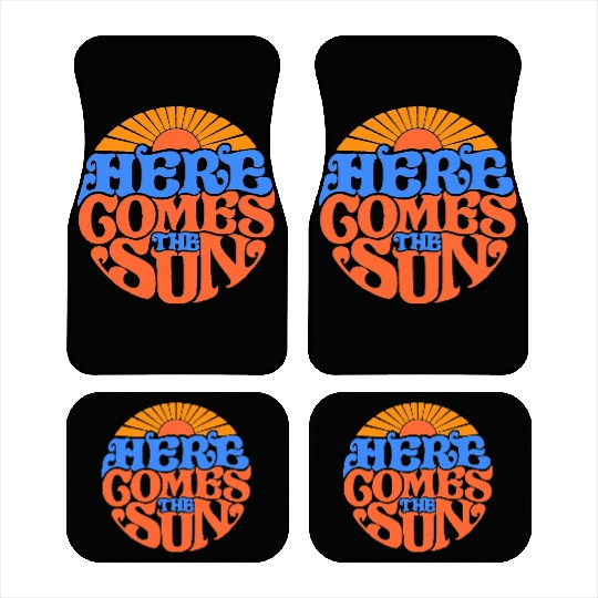 Here comes the sun Car Mats