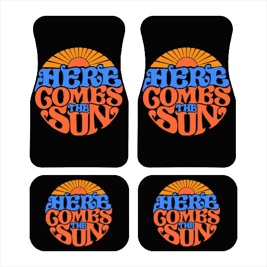 Here comes the sun Car Mats
