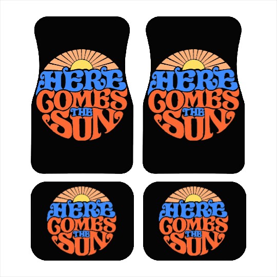 Here comes the sun Car Mats