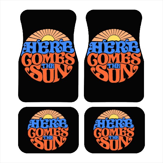 Here comes the sun Car Mats