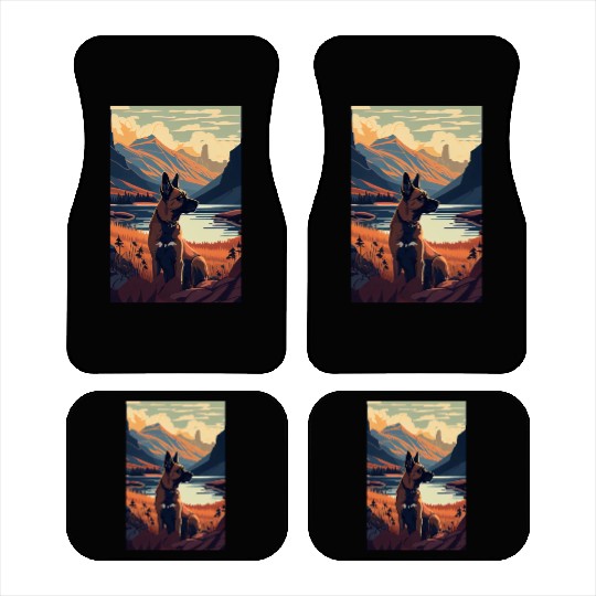 Belgian Malinois Nature Car Mats