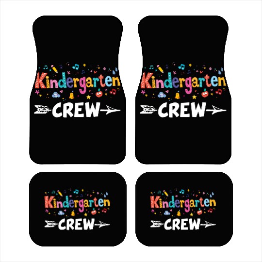 Kindergarten Crew Teacher Team Kinder squad Car Mats
