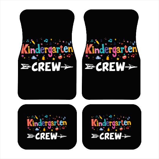 Kindergarten Crew Teacher Team Kinder squad Car Mats