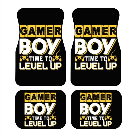 Gamer boy time to level up Car Mats