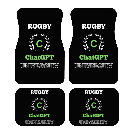 Rugby ChatGPT University Car Mats