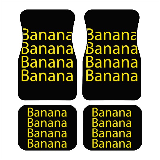 banana Car Mats
