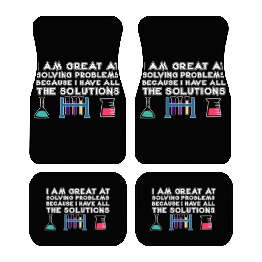 Funny Science Laboratory Chemist Technician Car Mats
