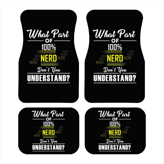 Funny Programmer Developer Computer Science 100 Car Mats