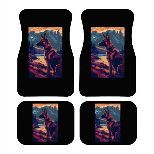 Belgian Malinois Nature Car Mats