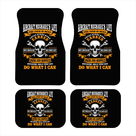 Great Aircraft Mechanic Costume Car Mats