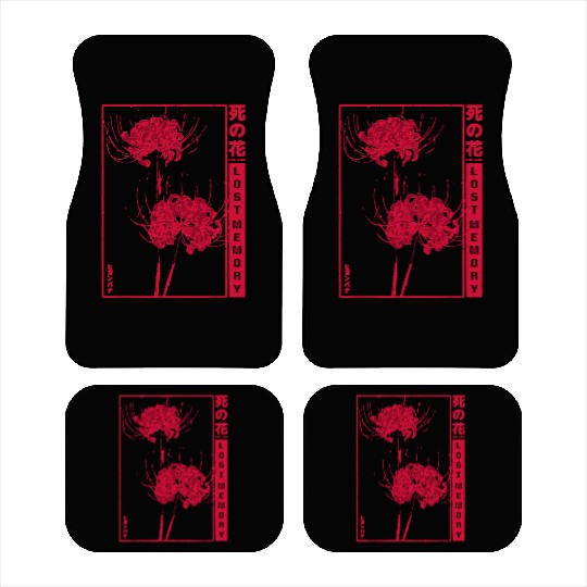 Lost Memory - red spider lily Car Mats