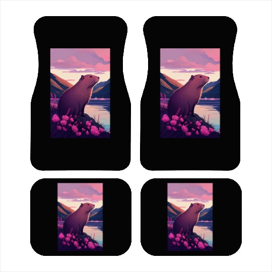Capybara Nature Capibara Car Mats