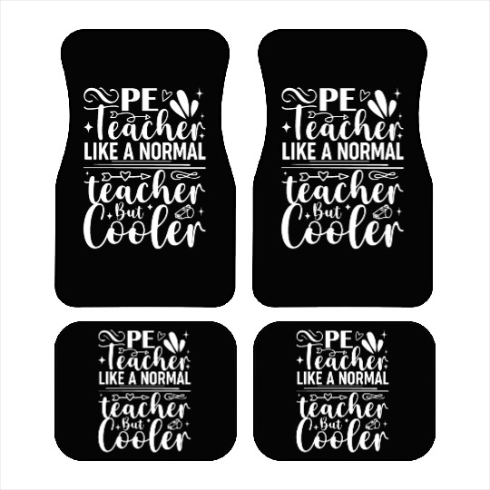 P.E. Teacher Definition Funny Physical Education T Car Mats