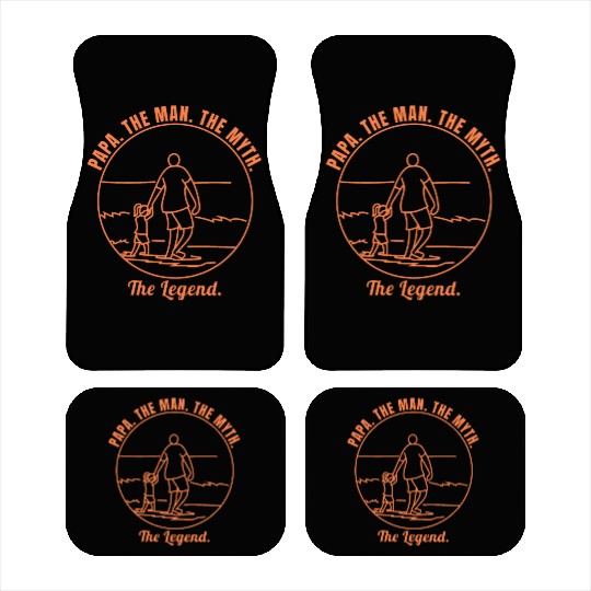 Papa The Man The Myth The Legend - Father's Day T- Car Mats