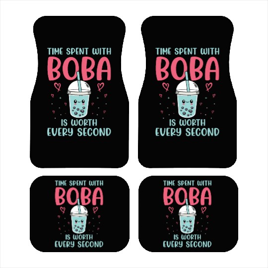 Bubble Tea Lover Boba Tea Drinker Korean Drink Car Mats
