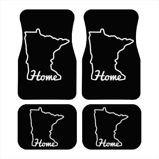 Minnesota Home Mn State Map Minnesotan Car Mats