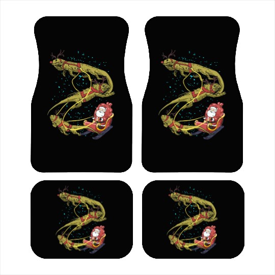 Funny Iguana Christmas Gift For A Reptile Lover Car Mats
