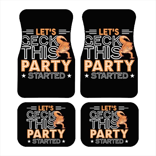 Gecko Gifts Reptile Lover Keeper Car Mats